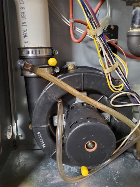 water leaking from furnace blower motor|Draft Inducer Blower Leaking Water